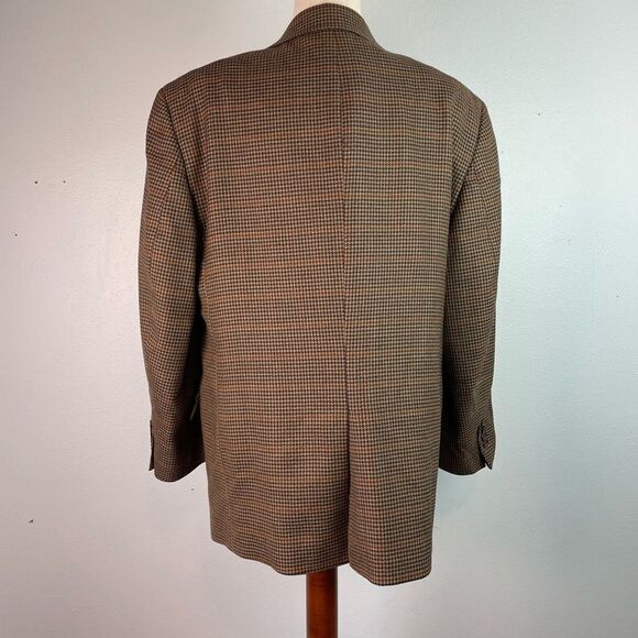 Jos. A. Banks Brown Wiol Textured Sport Coat with Notched Lapel Size 42S EUC - Picture 5 of 10